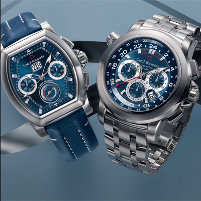 Коллекция Patravi Blue Wave: модели T-Graph и TravelTec в стальном корпусе и с синим циферблатм